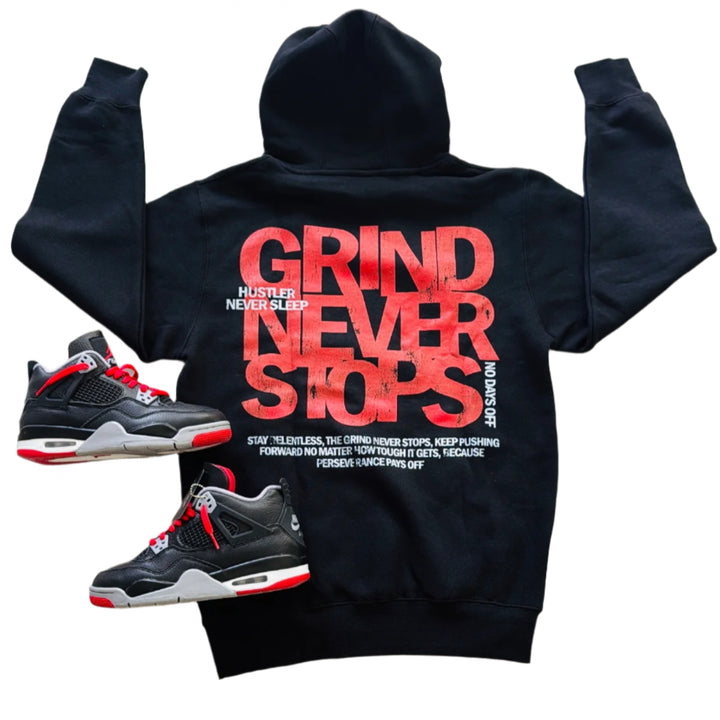 Grind Never Stops BSVG Hoodie (Black)