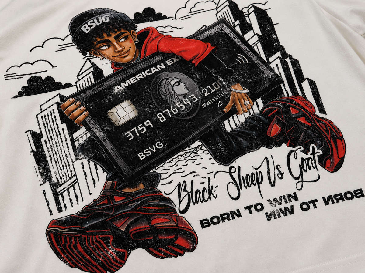 BSVG Born To Win Cropped Tee