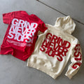 BSVG Grind Never Stops Cream Hoodie + FREE tee